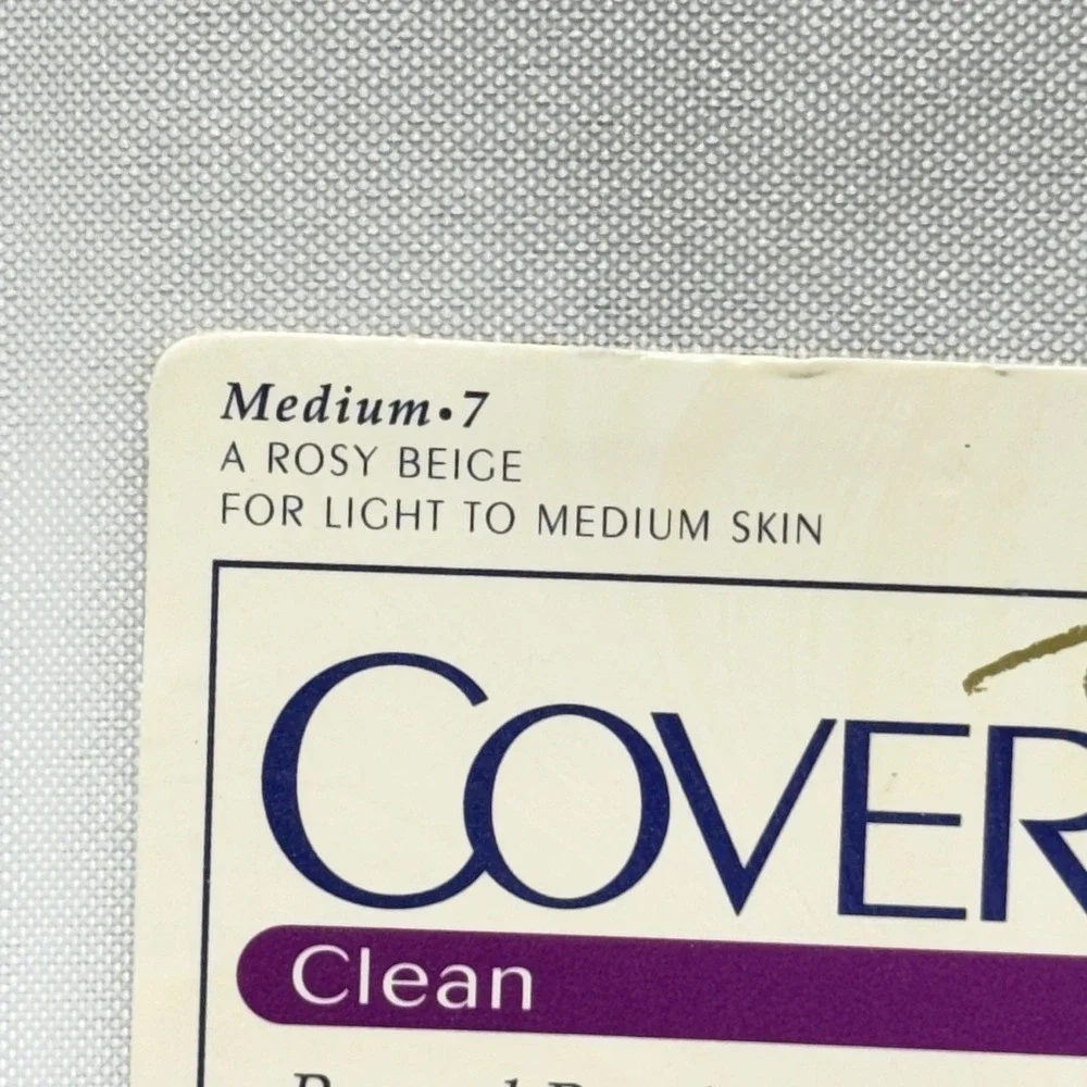 Vintage Cover Girl Medium 7 Rosy‎ Beige Clean Pressed Powder